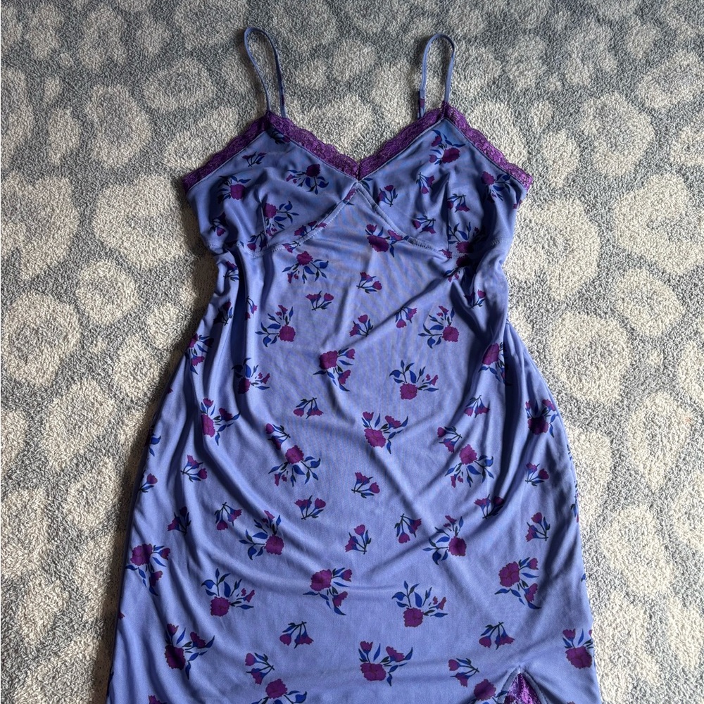 Wild Fable Purple Floral Mini Dreas